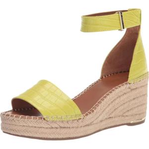 imageFranco Sarto Womens Clemens Espadrille Wedge SandalPear Green Crocco