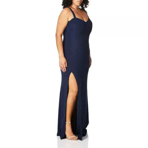 Dress the Population Womens Fit and Flare Garnet XSNavy