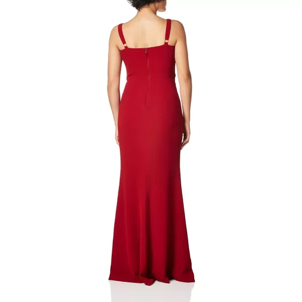 Dress the Population Womens Fit and FlareGarnet