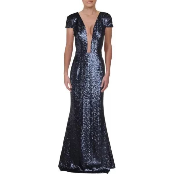 Dress the Population Womens Michele Sequin GownNavy