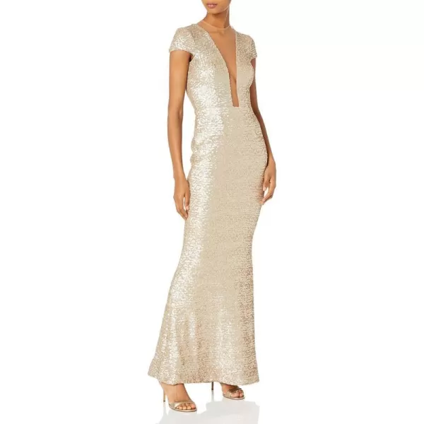 Dress the Population Womens Michele Sequin GownPale Blush