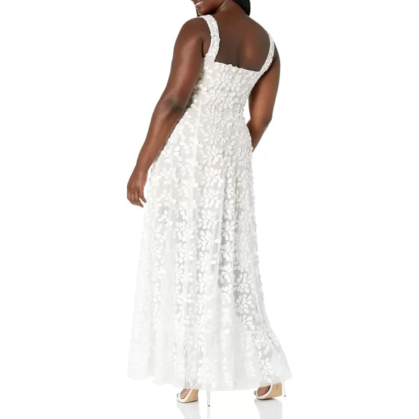 Dress the Population Womens Anabel Sweetheart Bustier Maxi DressOffwhite