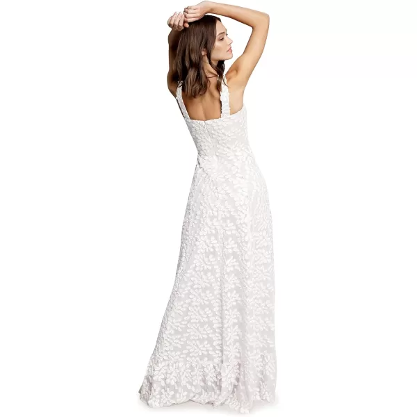 Dress the Population Womens Anabel Sweetheart Bustier Maxi DressOffwhite
