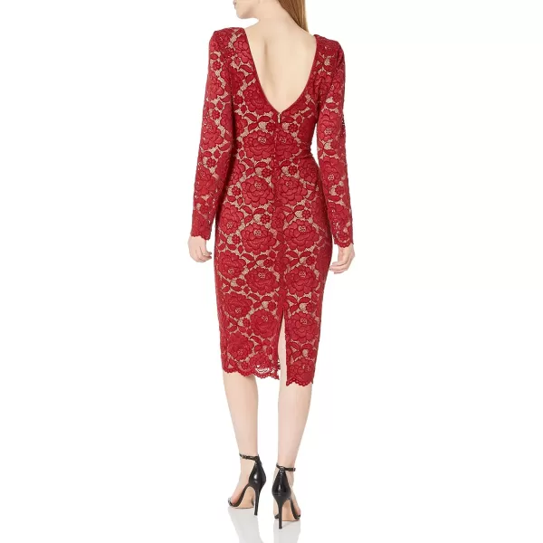 Dress the Population Womens BodyconDeep Ruby