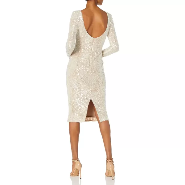 Dress the Population Womens BodyconOff White  Susanna