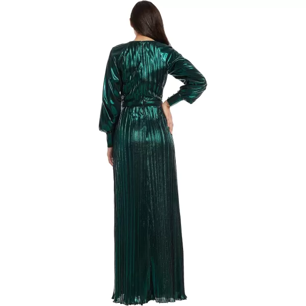 Dress the Population Womens Calista Fit and Flare Maxi DressDeep Emerald