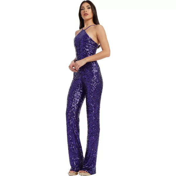 Dress the Population Womens Darian JumpsuitViolet