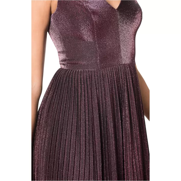 Dress the Population Womens Haley Fit and Flare Midi DressFuchsia Multi