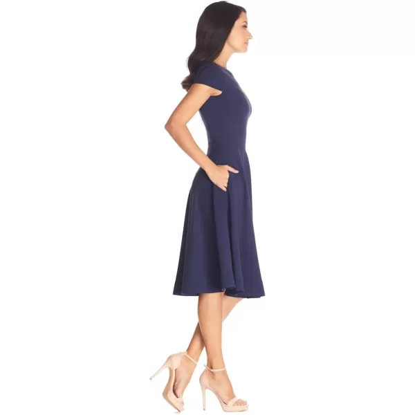Dress the Population Womens Livia Midi High DressMidnight Blue