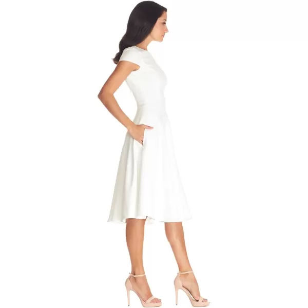 Dress the Population Womens Livia Midi High DressWhite