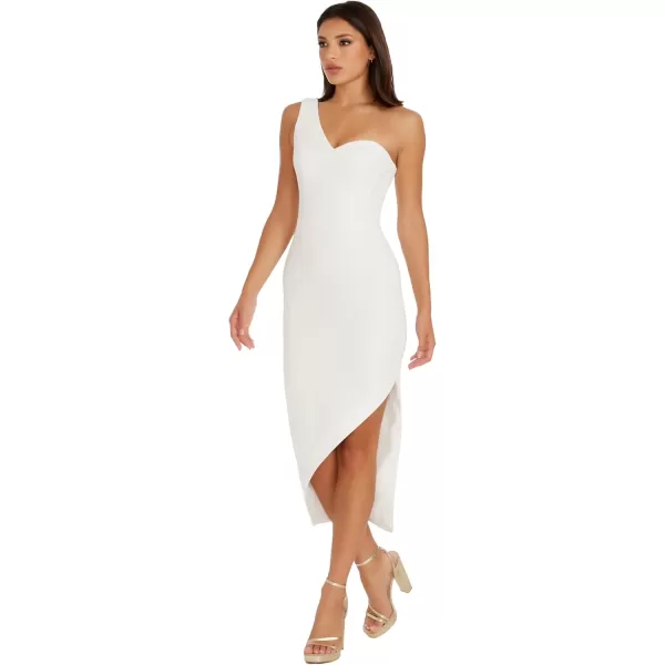 Dress the Population Womens Magnolia Bodycon Midi DressWhite