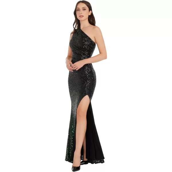 Dress the Population Womens Sariah Mermaid Maxi DressPine Multi