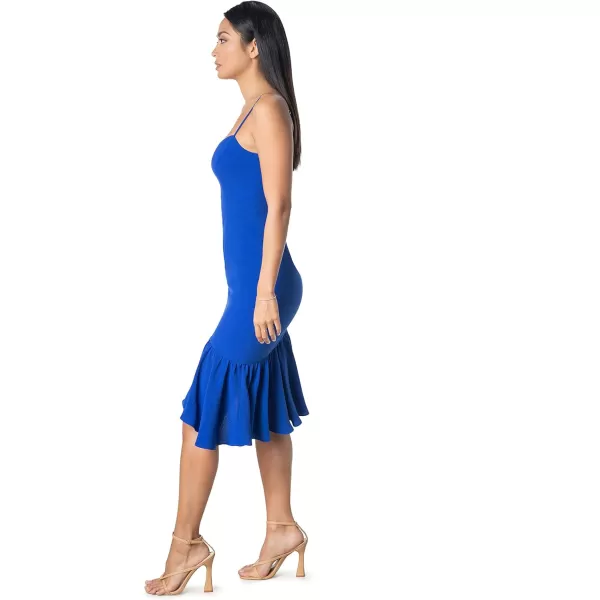 imageDress the Population Womens Cantrelle Bodycon Ruffle Hem DressElectric Blue