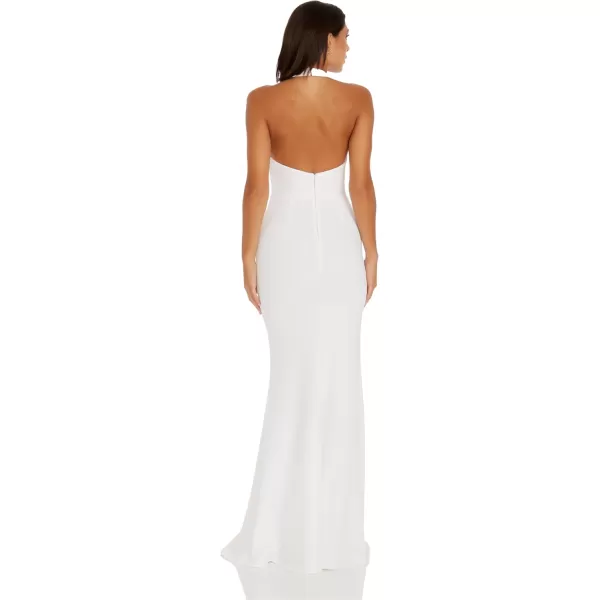 imageDress the Population Womens Paige Mermaid Floor Length DressWhite