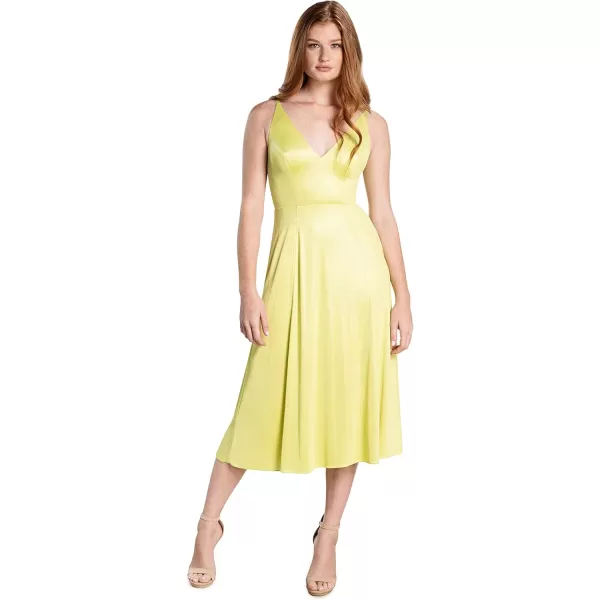imageDress the Population Womens Serafina Fit and Flare Midi DressLemongrass