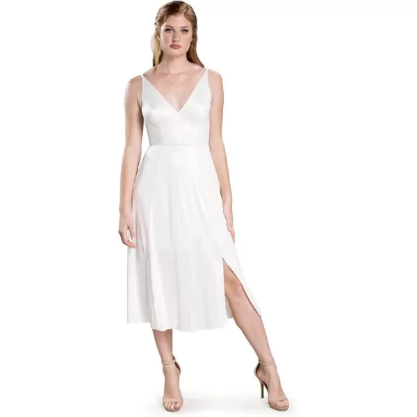 imageDress the Population Womens Serafina Fit and Flare Midi DressWhite