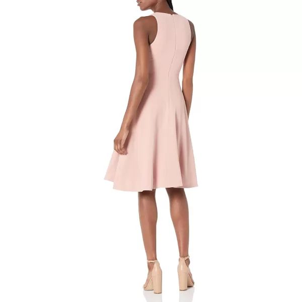 imageDress the Population Womens Catalina Plunging VNeck a Line MidiBlush