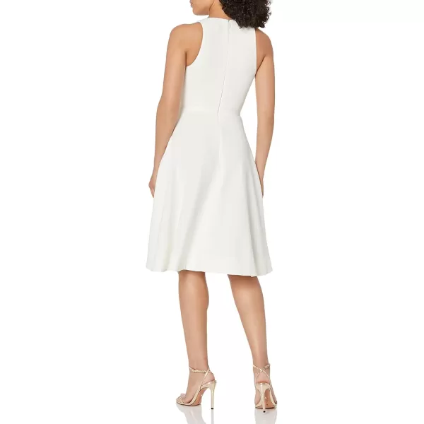 imageDress the Population Womens Catalina Plunging VNeck a Line MidiOffwhite