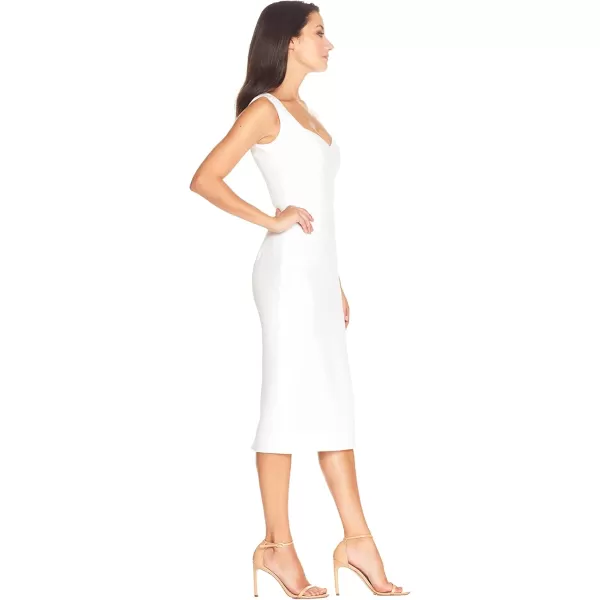 imageDress the Population Womens Elle Sweetheart Sleeveless Bodycon Midi DressOffwhite
