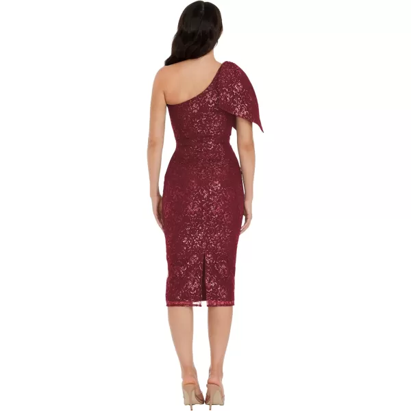 imageDress the Population Womens Tiffany Bodycon Midi DressOxblood