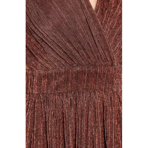 imageDress the Population Womens Ellery Fit and Flare Midi DressBurgundy Multi