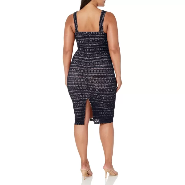 imageDress the Population Womens Nicole Sweetheart Neck Bodycon Midi DressBlack