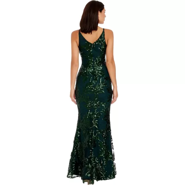 imageDress the Population Womens Sharon Mermaid Maxi DressPine Multi