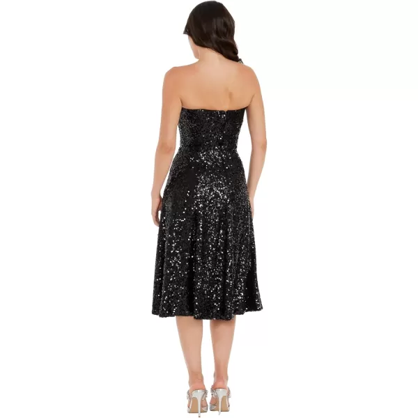 imageDress the Population Womens Ruby Fit and Flare Midi DressJet Black