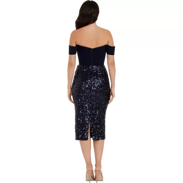 imageDress the Population Womens Bailey Bodycon Midi DressMidnight Blue