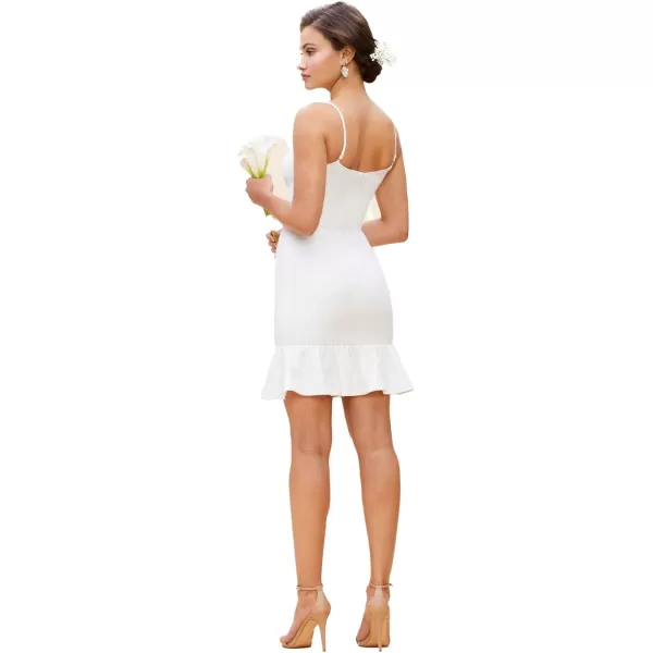 imageDress the Population Womens Mira Mini Sweetheart DressWhite