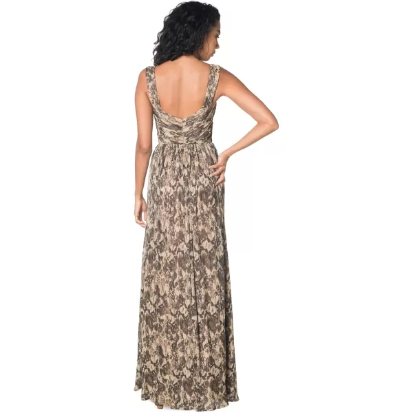 imageDress the Population Womens Mirabella Fit and Flare Maxi DressBlack Multi