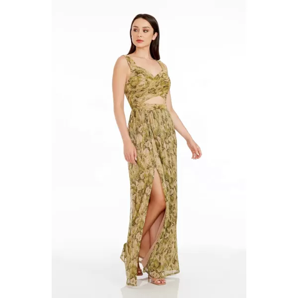 imageDress the Population Womens Mirabella Fit and Flare Maxi DressLime Green M
