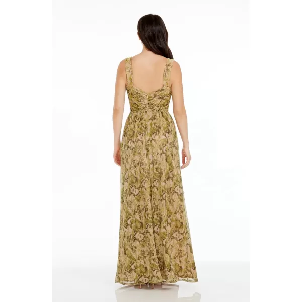 imageDress the Population Womens Mirabella Fit and Flare Maxi DressLime Green M