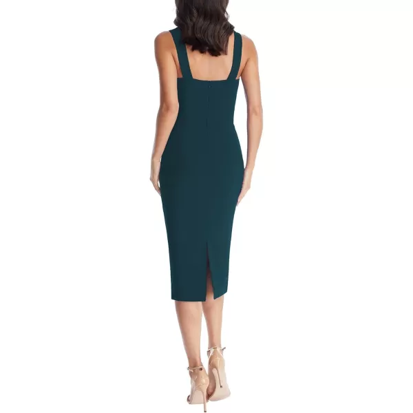 imageDress the Population Womens Nicole Sweetheart Neck Bodycon Midi DressPine