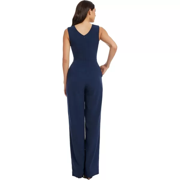 imageDress the Population Womens Sandra Sleeveless Vneck Wide Leg JumpsuitNavy