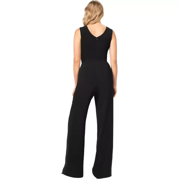 imageDress the Population womens Sandra Sleeveless Vneck Wide Leg JumpsuitBlack