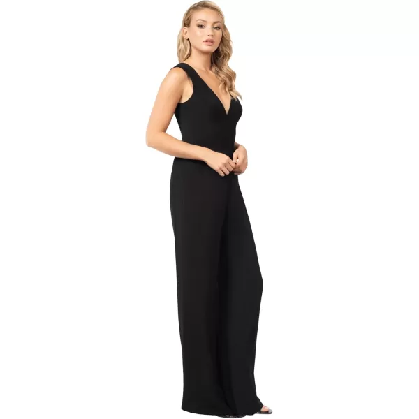 imageDress the Population womens Sandra Sleeveless Vneck Wide Leg JumpsuitBlack