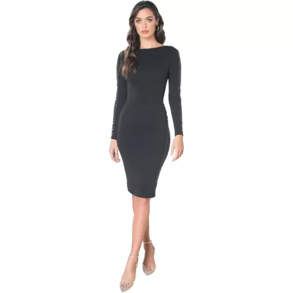 imageDress the Population Womens Emery Cutout Bodycon Midi DressBlack