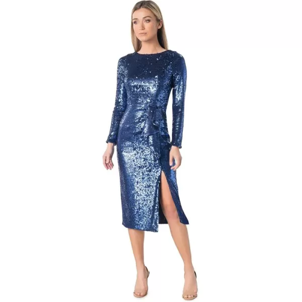 imageDress the Population Womens Micah Bodycon Midi DressNavy Multi