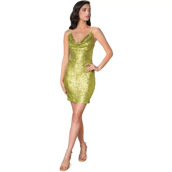 imageDress the Population Womens Paloma Bodycon Mini DressLemongrass Multi