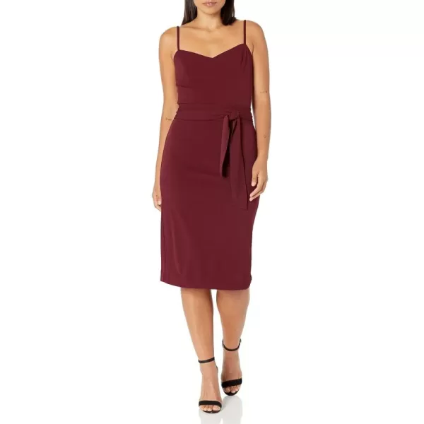imageDress the Population Womens Veronique Bodycon Midi DressBurgundy