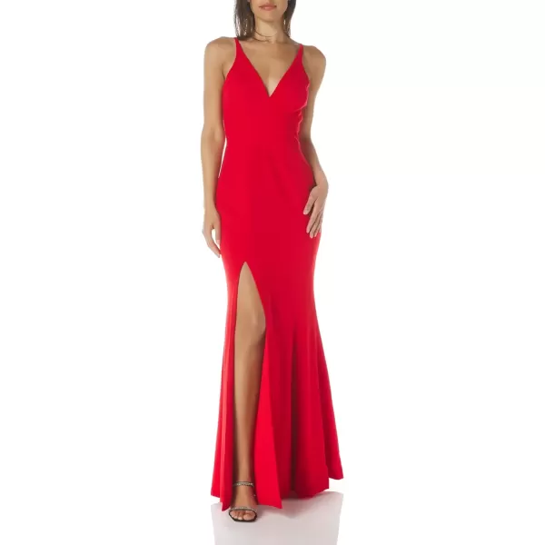 imageDress the Population Womens Iris Mermaid Maxi DressRouge