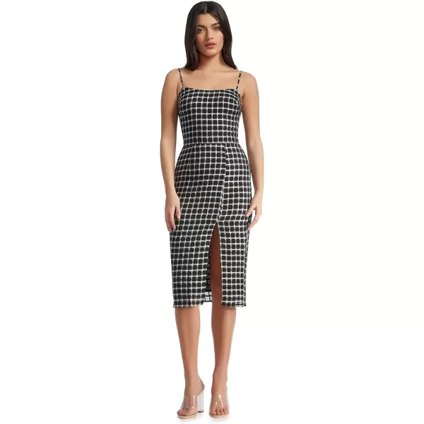 imageDress the Population Womens Shaireen Bodycon Midi DressBlack Multi