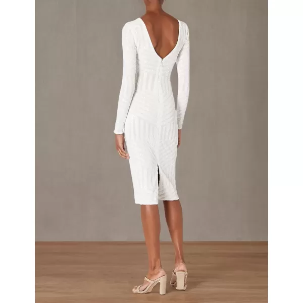 imageDress the Population Womens Emery Dress White Large US