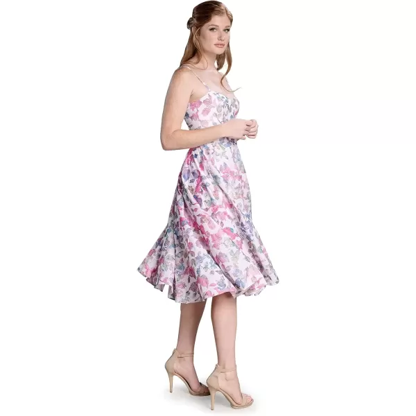 imageDress the Population Womens Meadow Fit and Flare Midi DressSoft Pink Multi