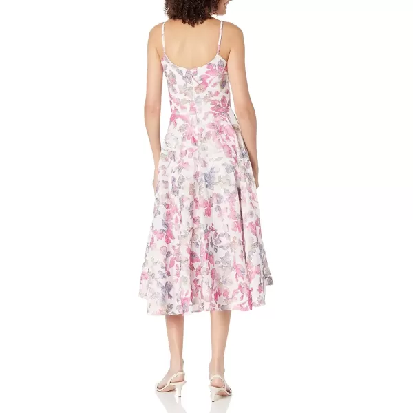 imageDress the Population Womens Meadow Fit and Flare Midi DressSoft Pink Multi