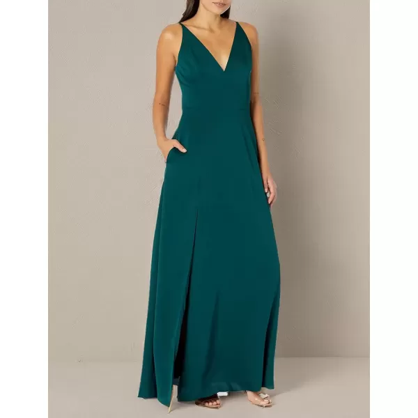 imageDress the Population Womens Parker Fit and Flare Maxi DressPine