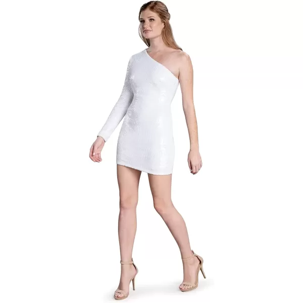 imageDress the Population Womens Serena Bodycon Mini DressWhite Multi