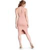imageDress the Population Womens Eden High Neck Halter Bodycon Midi DressBlush
