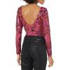 imageDress the Population Womens Leia Bodycon Midi DressRed Rougue Mult